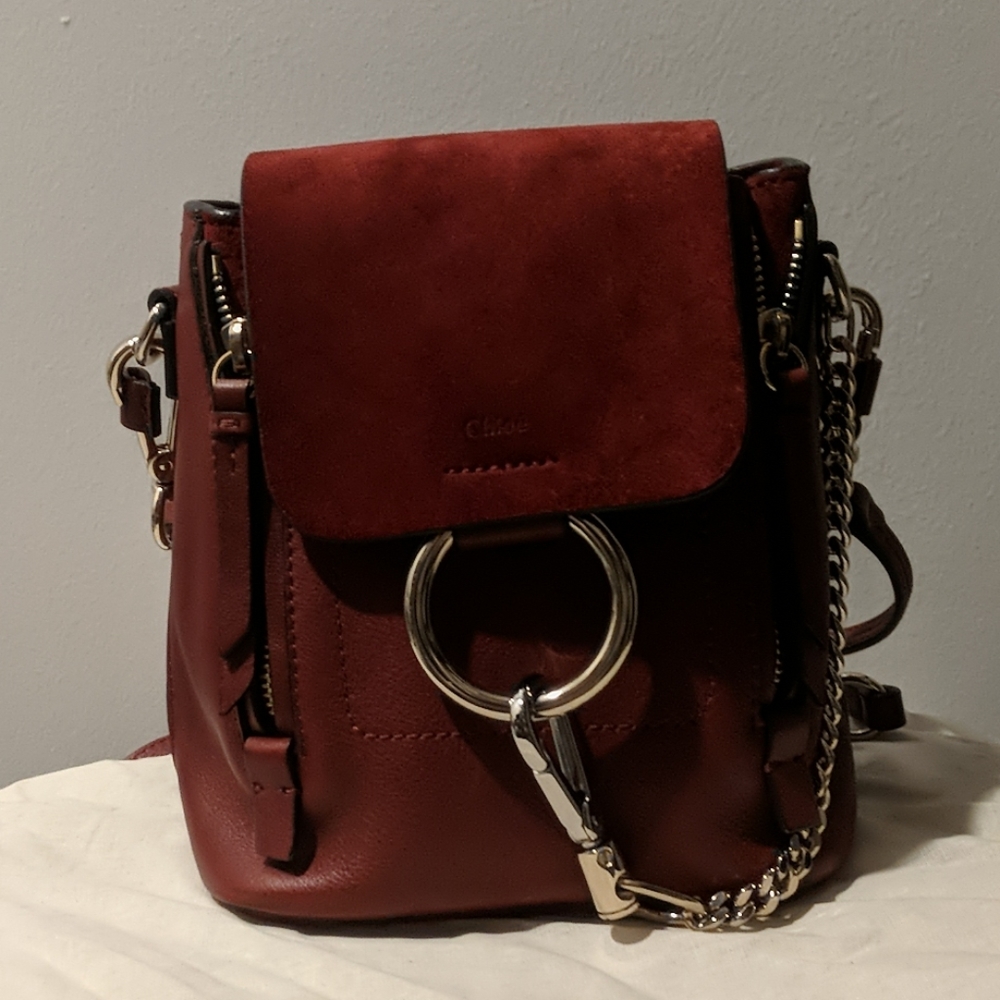 Chloe mini Faye backpack